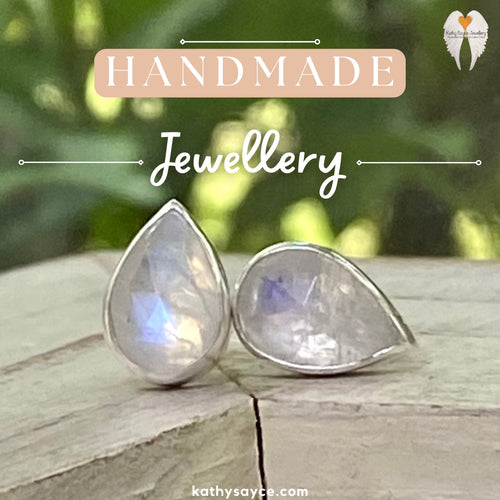 Handmade jewellery handmade moonstone earrings gemstone earrings